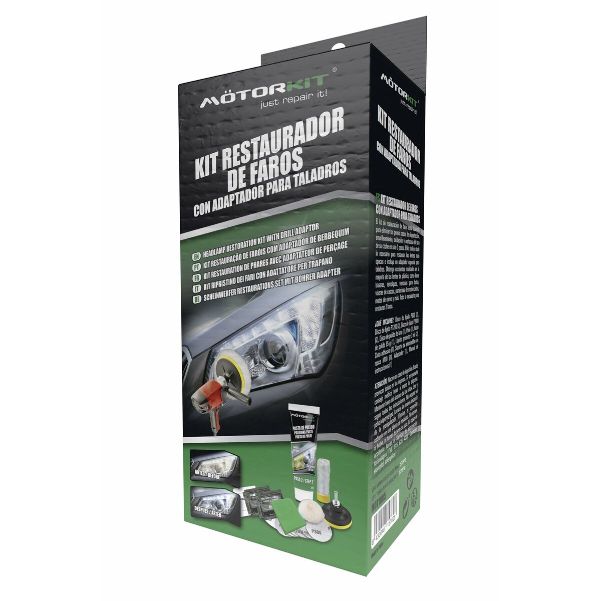 Žibintų restauratorius Motorkit MOT1005 Grąžtas